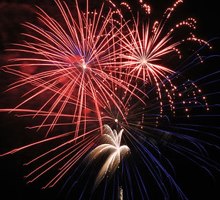 Colorful Fireworks Display