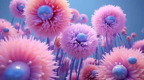 Inflatable Furry Flowers