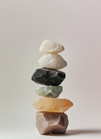 Stacked Colorful Stones