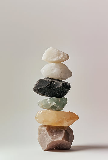Stacked Colorful Stones