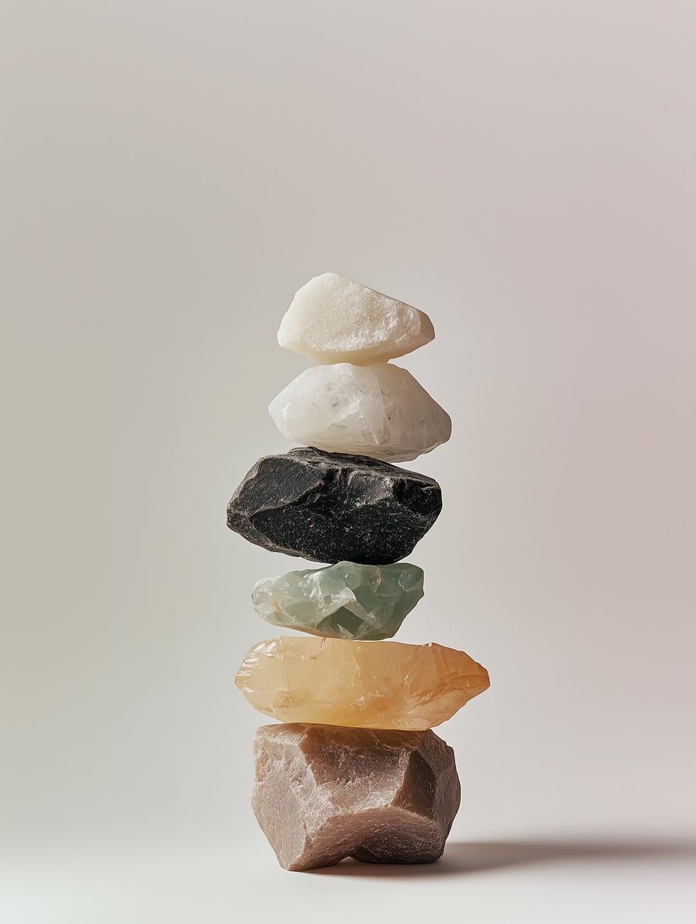 Stacked Colorful Stones