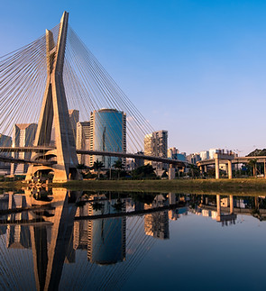 Sunset Over the Bridge