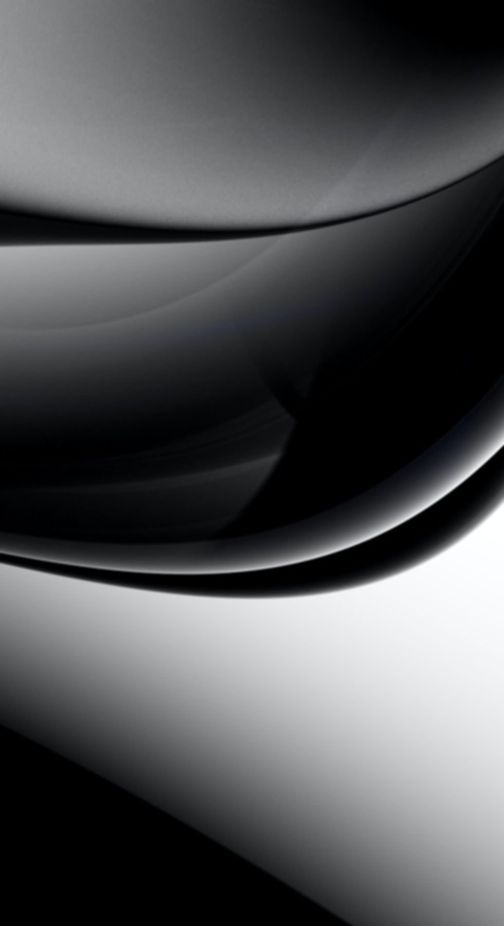 Abstract Black Curve