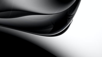 Curva preta abstrata