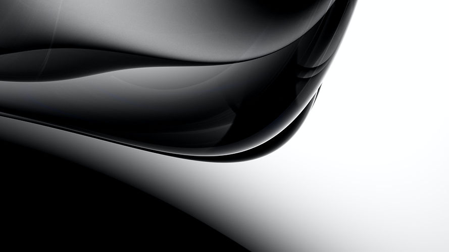 Abstract Black Curve