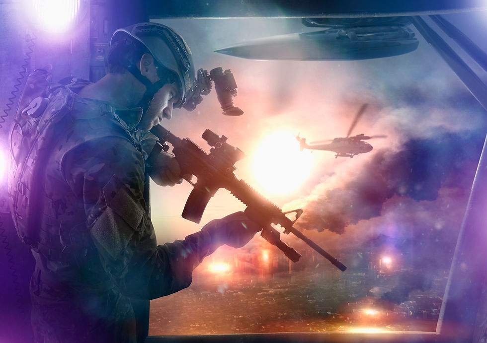 Soldier with Gun
