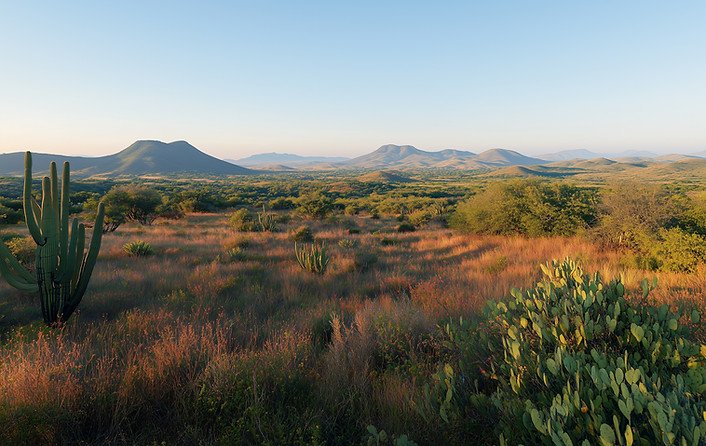 Desert Landscape View