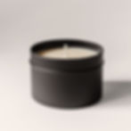 Black Tin Candle