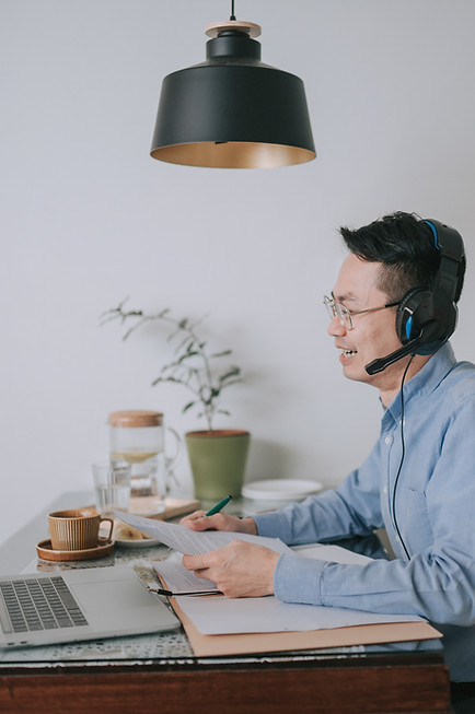 Freelancer Working from Home