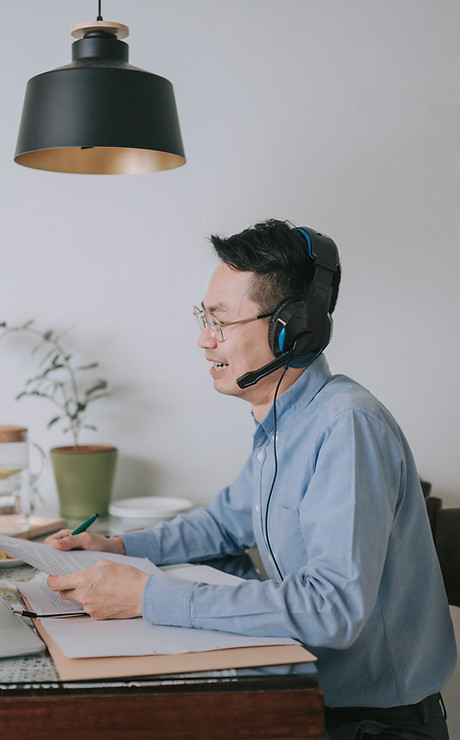 Freelancer Working from Home