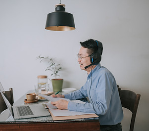 Freelancer Working from Home