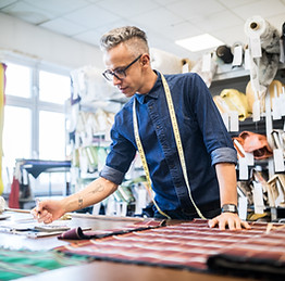 Fashion Designer at Work