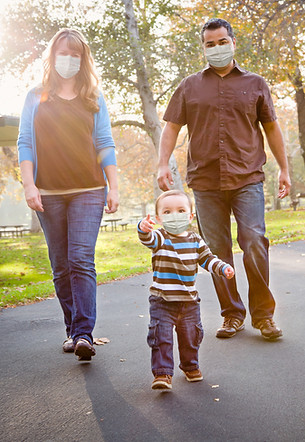 Family in Park