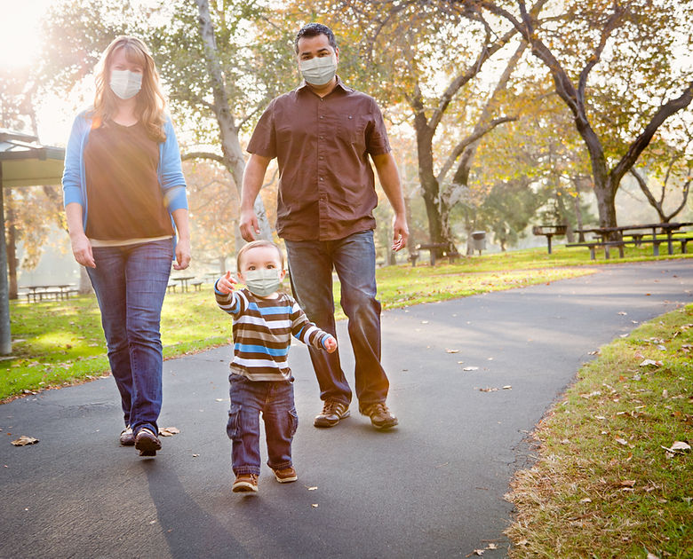 Family in Park