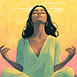 Meditative Woman Portrait