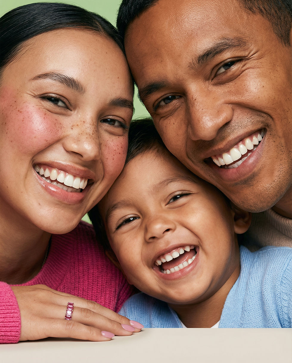 Smiling Family Portrait