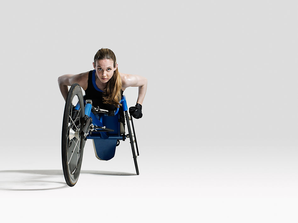 Athlete In Wheelchair