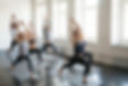 Group yoga class