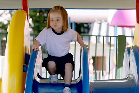 Girl on Slide