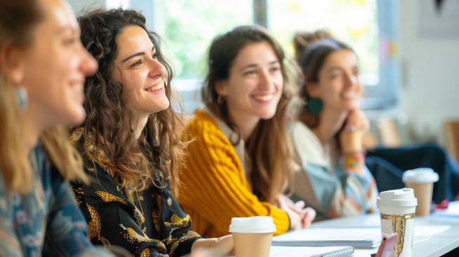Groupe de jeunes femmes