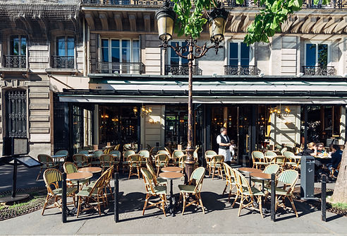 Terrasse de café parisien