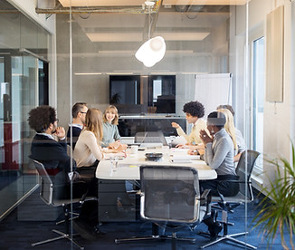 A group of business owners meeting to advise and support each other.