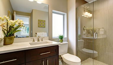 cleaned bathroom