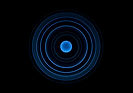 Blue Concentric Circles