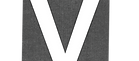 Gray Letter V
