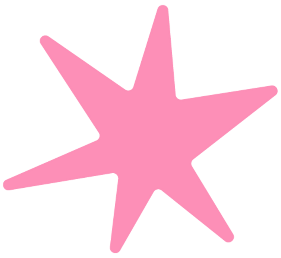 Pink Abstract Star