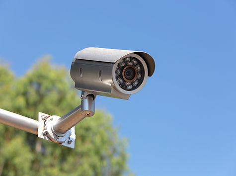 CCTV Security camera at public area