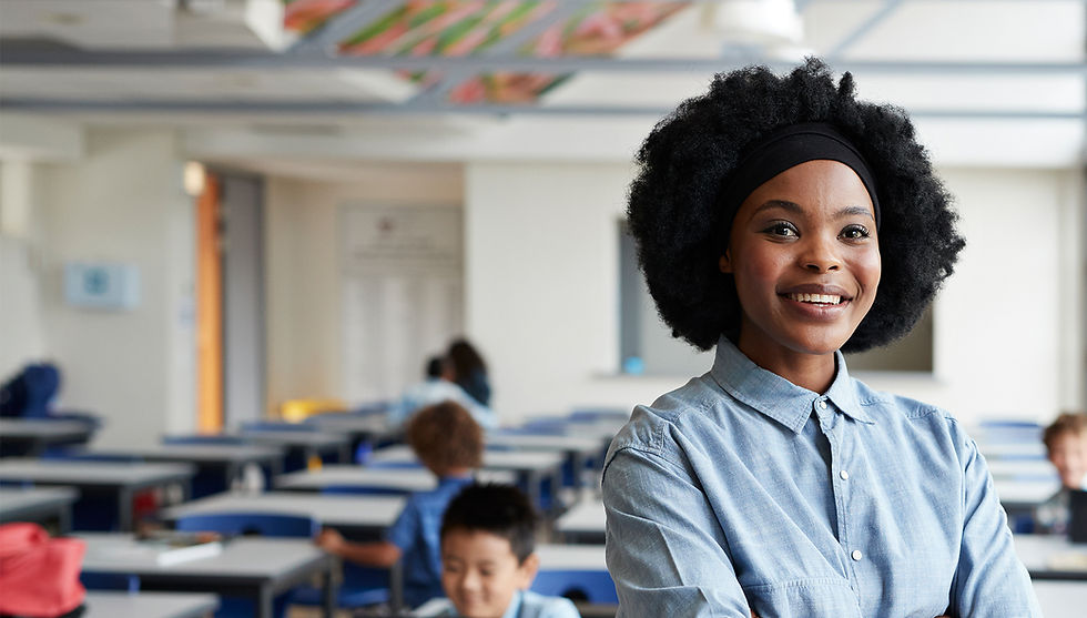 Smiling Teacher Portrait