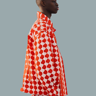 Patterned Fashion Portrait