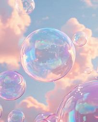 Bulles de savon flottantes