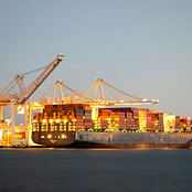 Container Ship Docked