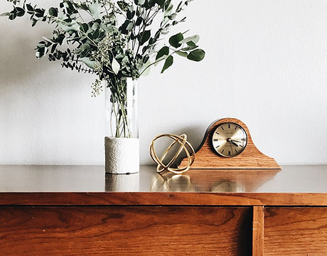 Horloge De Table En Bois