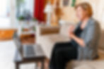 Lady Using the Laptop