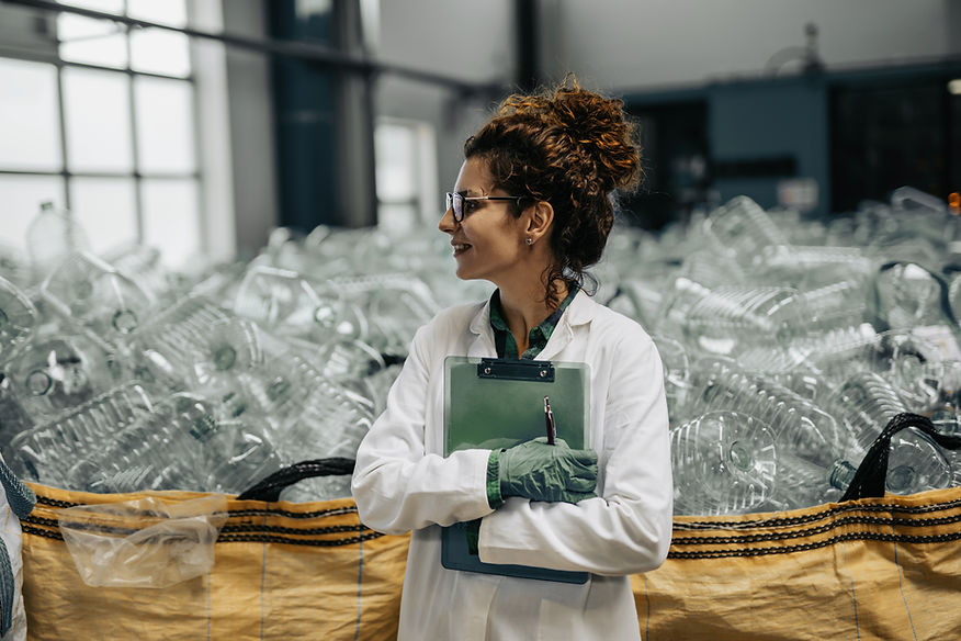 Recycling Factory Worker