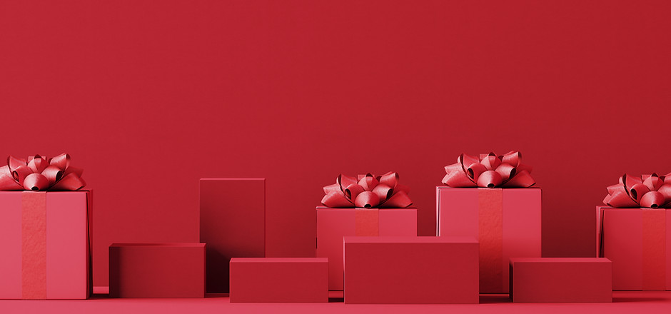 Red Gift Boxes