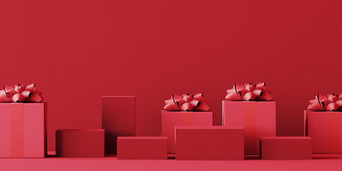 Red Gift Boxes