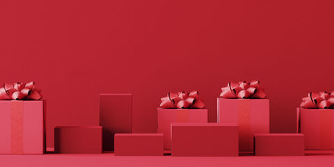 Red Gift Boxes