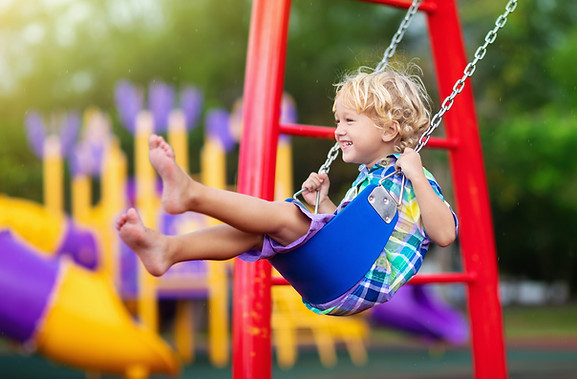 Child On Swing