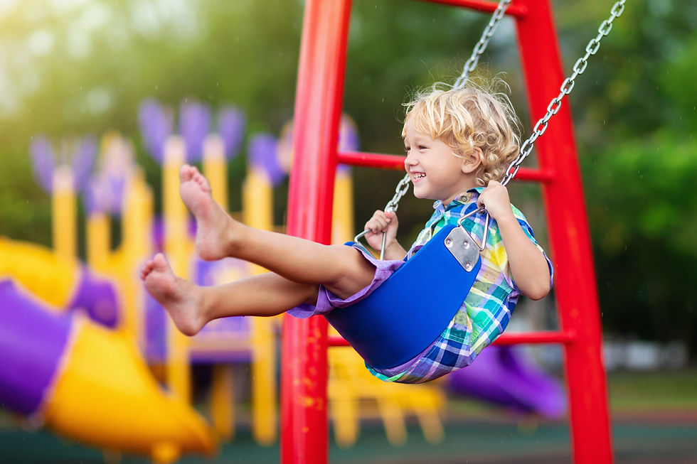 Child On Swing