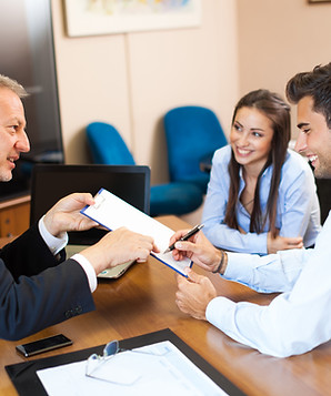 Lawyer with Clients