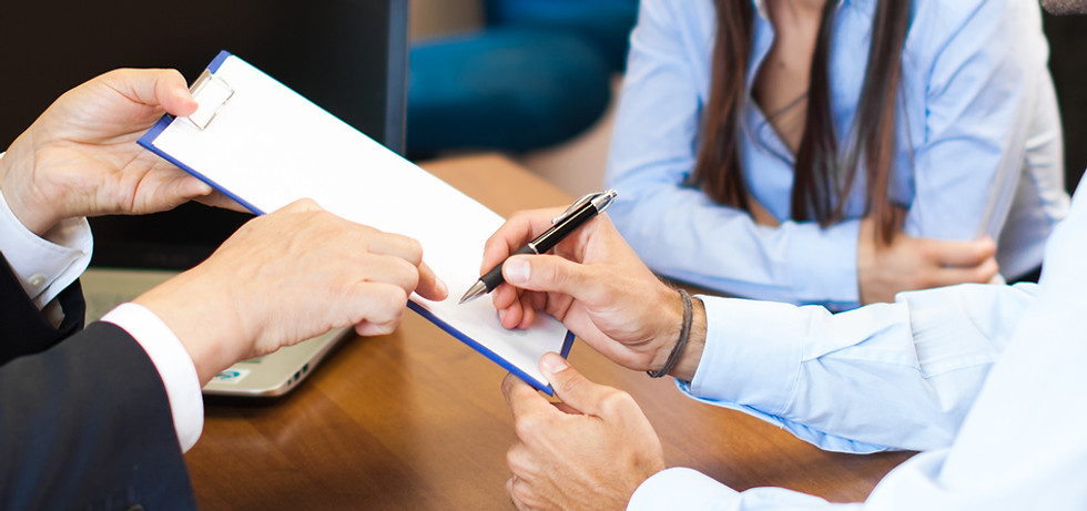 Lawyer with Clients