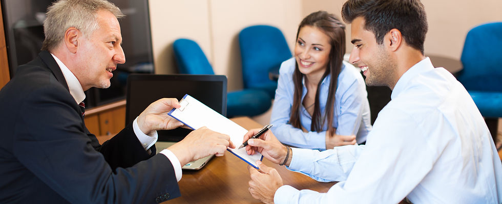 Lawyer with Clients