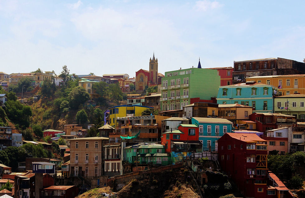 Colorful Hill Houses