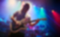 Gitarrist auf der Bühne