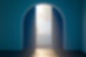 Arch Wall with Curtain