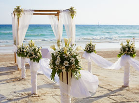 Beach Wedding Setup